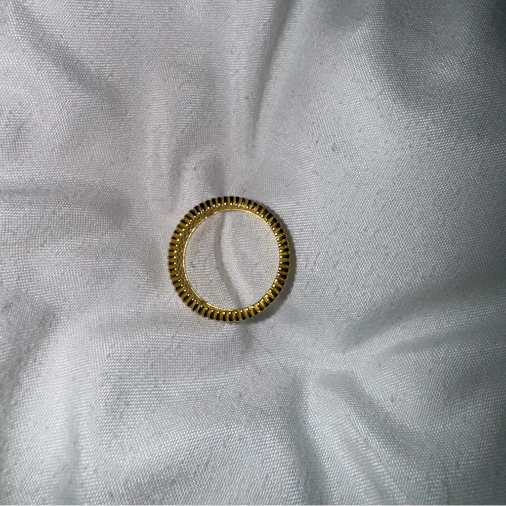 Shop Paige NY Micro Pave Gold Band - Size 6